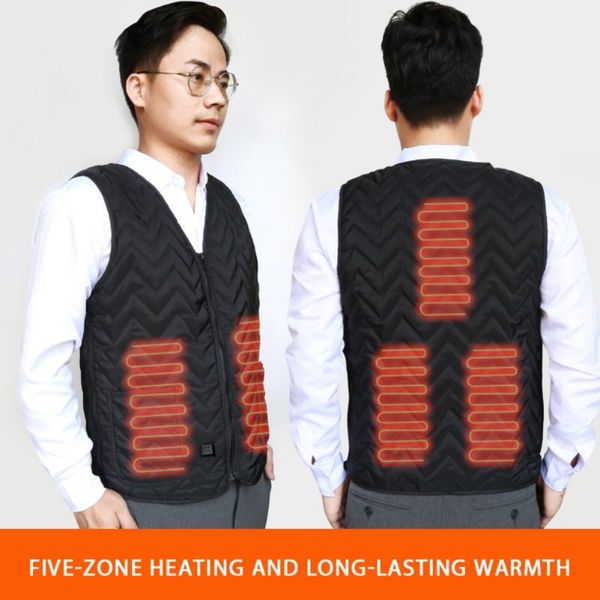 skiing jackets 1pcs 5 areas heated vest smart cotton usb infrared electric heating men outdoor thermal winter warm jacket
skiing jackets 1pcs 5 areas heated vest smart cotton usb infrared electric heating men outdoor thermal winter warm jacket