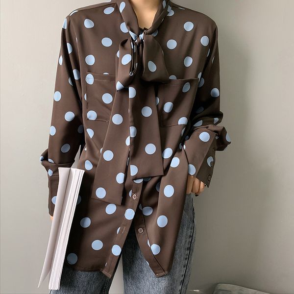 2021 new women's lace long sleeve shirt, simple, slim, big dot, loose, spring ucxq, White
2021 new women's lace long sleeve shirt, simple, slim, big dot, loose, spring ucxq, White