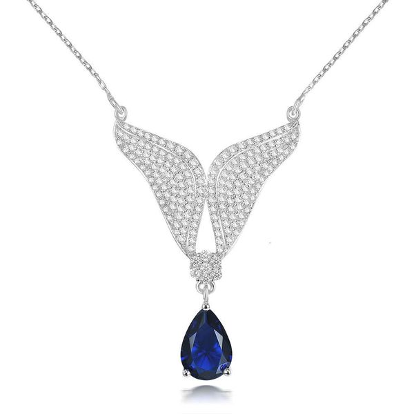 hbp fashion 2021 new style dense inlaid craft luxury wing pendant multi color water drop aaa zircon necklace, Silver
hbp fashion 2021 new style dense inlaid craft luxury wing pendant multi color water drop aaa zircon necklace, Silver