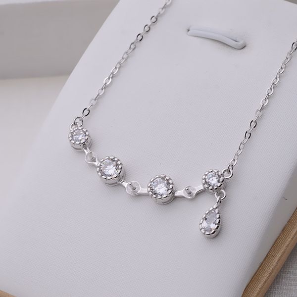 diy pearl pendant accessories s925 silver female necklace pendant 5.5-6 sets of clavicle chain holder 271
diy pearl pendant accessories s925 silver female necklace pendant 5.5-6 sets of clavicle chain holder 271