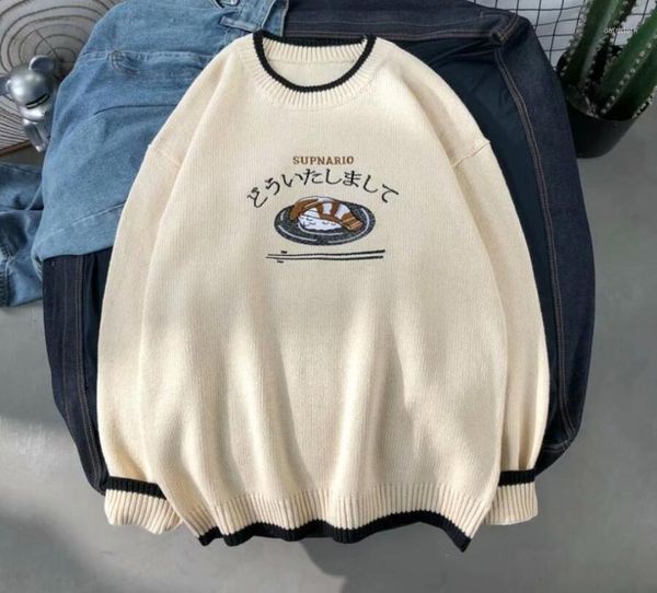 men's sweaters japan style knit sweater men clothing fashion harajuku pullover mens for korean clothes, White;black
men's sweaters japan style knit sweater men clothing fashion harajuku pullover mens for korean clothes, White;black