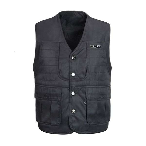 2021 new autumn cotton men vest with many pockets warm casual winter windbreaker sleeveless jacket for male thick outerwear waistcoat 6g75, Black;white
2021 new autumn cotton men vest with many pockets warm casual winter windbreaker sleeveless jacket for male thick outerwear waistcoat 6g75, Black;white