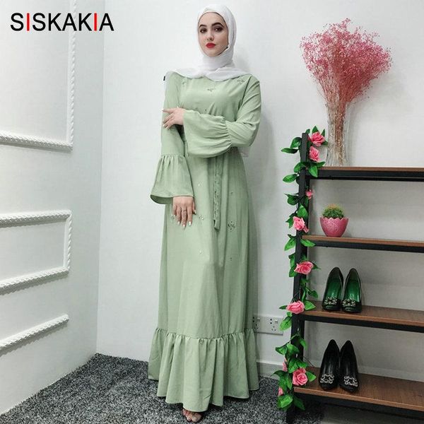 casual dresses siskakia muslim dubai women rhinestone long dress handmade beaded fashion classic islamic abaya solid manual stitch 2021, Black;gray
casual dresses siskakia muslim dubai women rhinestone long dress handmade beaded fashion classic islamic abaya solid manual stitch 2021, Black;gray
