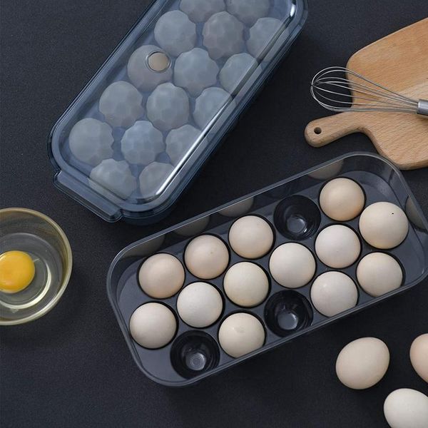 egg storage box holder for refrigerator transparent single layer with lid stackable containers 16 eggs bottles & jars
egg storage box holder for refrigerator transparent single layer with lid stackable containers 16 eggs bottles & jars