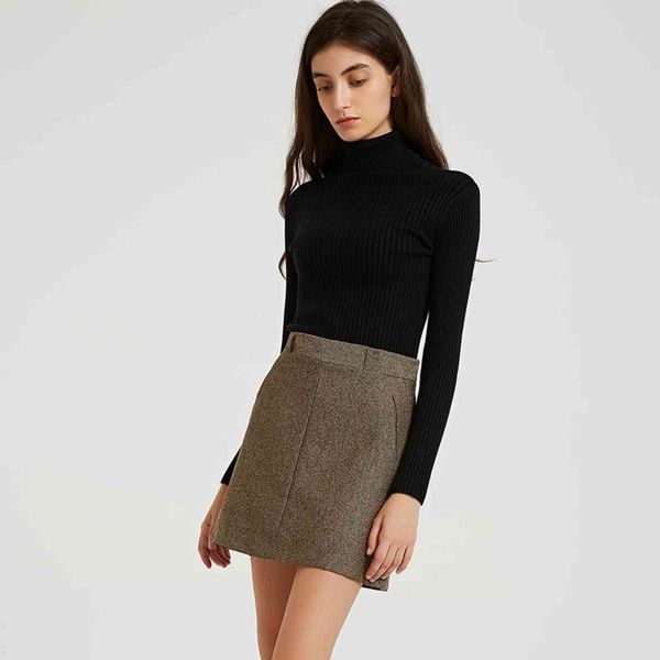 women's sweaters wixra pullovers blusas gola alta manga comprida camisola para mulher de malha fina básica casual roupas femininas outo, White;black
women's sweaters wixra pullovers blusas gola alta manga comprida camisola para mulher de malha fina básica casual roupas femininas outo, White;black
