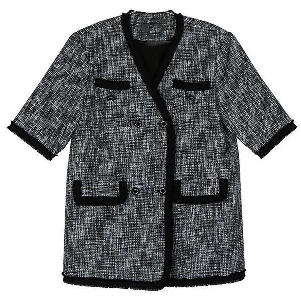women's jackets sondr patchwork pocket thin women 2021 autumn tide fashion style v neck collar double breasted casual coat, Black;brown
women's jackets sondr patchwork pocket thin women 2021 autumn tide fashion style v neck collar double breasted casual coat, Black;brown
