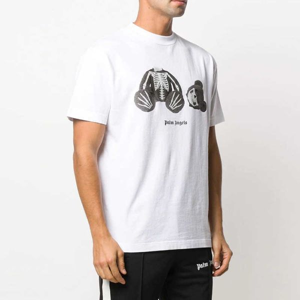 fashion brand 21 pa x-ray skull bear print t-shirt short sleeve men's summer versatile couple women's half, White
fashion brand 21 pa x-ray skull bear print t-shirt short sleeve men's summer versatile couple women's half, White