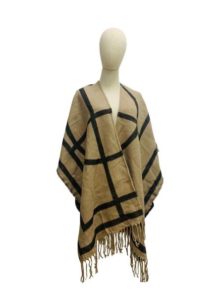 scarves 2021 knitted winter women scarf plaid poncho warm cashmere shawls luxury france brand neck bandana pashmina lady wrap, Blue;gray
scarves 2021 knitted winter women scarf plaid poncho warm cashmere shawls luxury france brand neck bandana pashmina lady wrap, Blue;gray