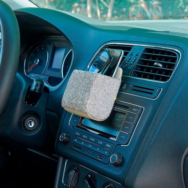 car organizer acar mobile phone holder storage pu leather shinny bag auto vent outlet trash box
car organizer acar mobile phone holder storage pu leather shinny bag auto vent outlet trash box