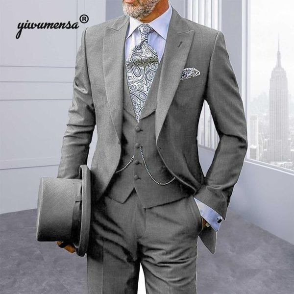 men's suits & blazers 3 pieces wedding for men (blazer+vest+pants) custom made slim fit man suit t tuxedo smoking costume homme trajes, White;black
men's suits & blazers 3 pieces wedding for men (blazer+vest+pants) custom made slim fit man suit t tuxedo smoking costume homme trajes, White;black