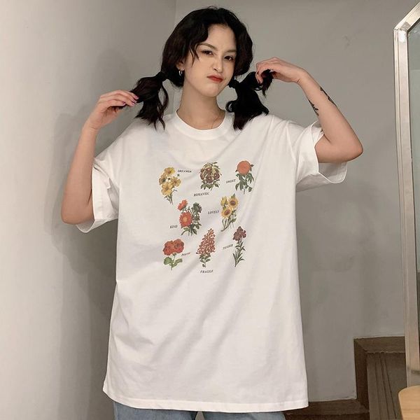 women's t-shirt 2021 summer small fresh white printed cotton short-sleeved female korean version loose casual all-match round neck top
women's t-shirt 2021 summer small fresh white printed cotton short-sleeved female korean version loose casual all-match round neck top
