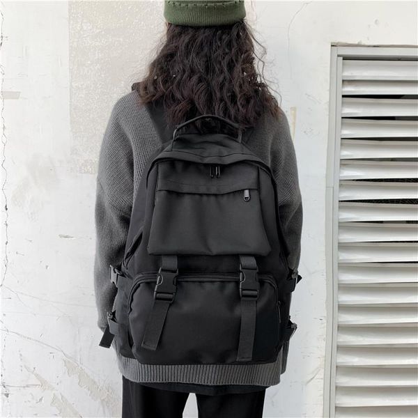 backpack style large capacity backpacks for women stylish solid color zipper bags 2021 girl mochilas para mujer
backpack style large capacity backpacks for women stylish solid color zipper bags 2021 girl mochilas para mujer