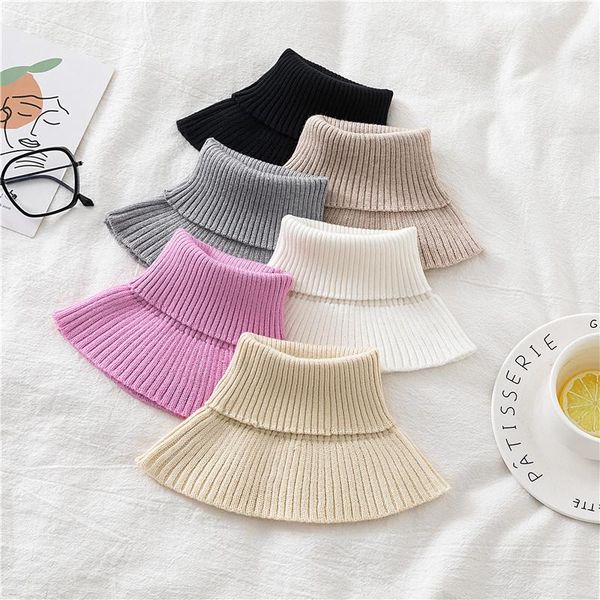 scarves elegant women warm ribbed turtleneck pullover knitted sweater fake collar windproof detachable false removable scarf wrap, Blue;gray
scarves elegant women warm ribbed turtleneck pullover knitted sweater fake collar windproof detachable false removable scarf wrap, Blue;gray