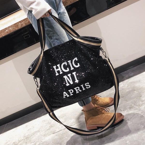 evening bags big women bag 2021 glitter sequins large capacity shoulder wide strap female leather handbag travel sac main femme
evening bags big women bag 2021 glitter sequins large capacity shoulder wide strap female leather handbag travel sac main femme