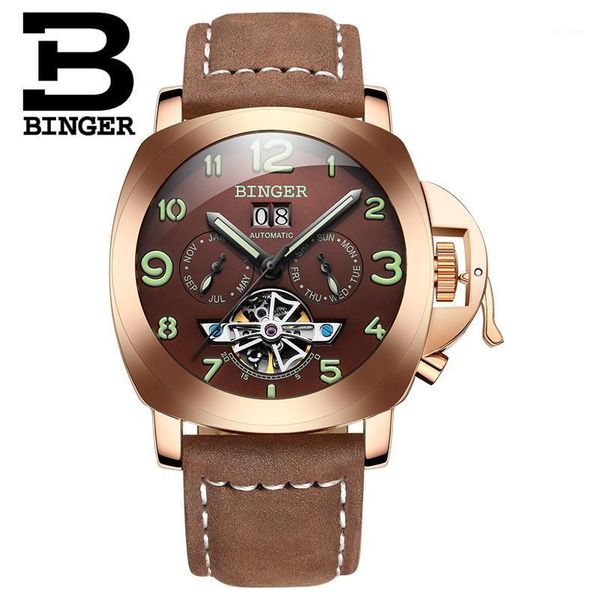 switzerland brand men military luminous watches automatic self-wind tourbillon watch waterproof real leather wristwatch calendar wristwatche, Slivery;brown
switzerland brand men military luminous watches automatic self-wind tourbillon watch waterproof real leather wristwatch calendar wristwatche, Slivery;brown