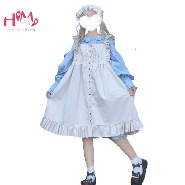 women's t-shirt lolita cute dress women kawaii peter pan soft girl puff long sleeve es vintage ruffle japanese maid cosplay prince, White
women's t-shirt lolita cute dress women kawaii peter pan soft girl puff long sleeve es vintage ruffle japanese maid cosplay prince, White