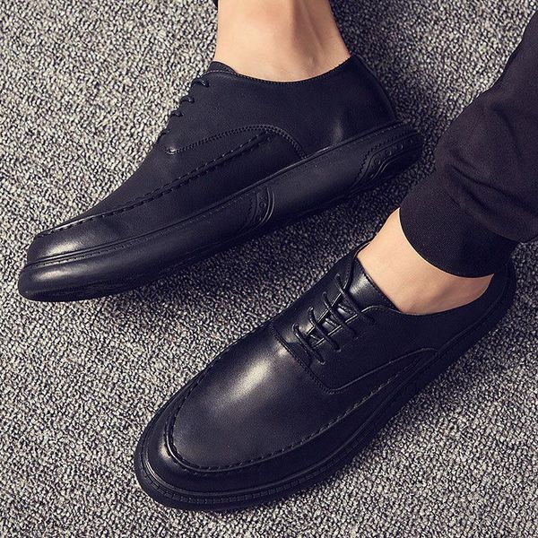 dress shoes business black korean fashion leather men's wild british students tide lace up youth casual ba-18
dress shoes business black korean fashion leather men's wild british students tide lace up youth casual ba-18