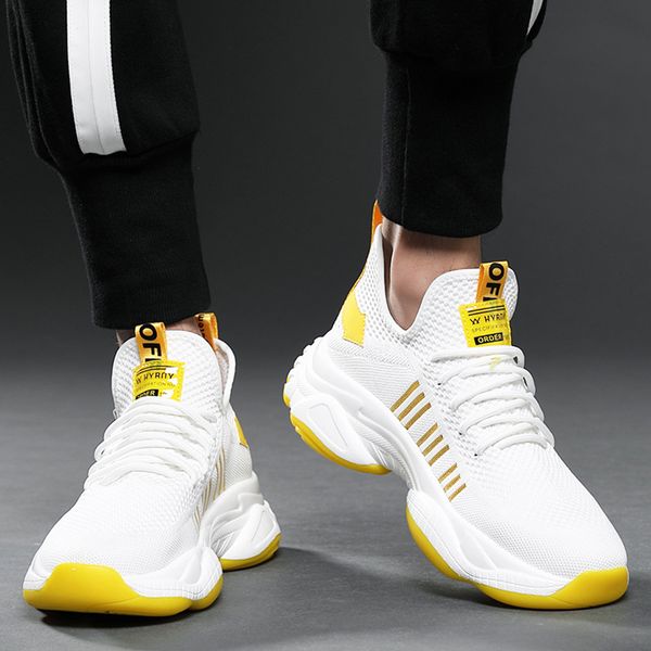 men's summer new breathable mesh men's light running leisure small white shoes men, Black
men's summer new breathable mesh men's light running leisure small white shoes men, Black
