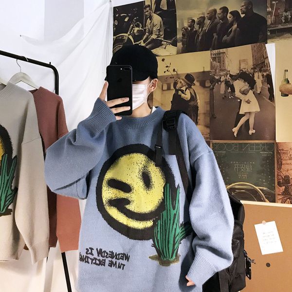 new 2021 privathinker cartoon printed couple's sweaters korean streetwear man pullover male warm soft sweater clothing ju72, White;black
new 2021 privathinker cartoon printed couple's sweaters korean streetwear man pullover male warm soft sweater clothing ju72, White;black