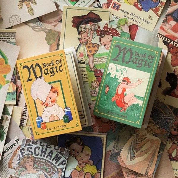 gift wrap retro book of magic series diy paper sticky notes memo pad diary stationary flakes scrapbook decorative vintage material
gift wrap retro book of magic series diy paper sticky notes memo pad diary stationary flakes scrapbook decorative vintage material