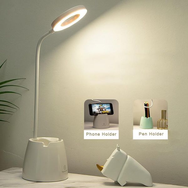table lamp led flexible desk lamp with pen holder usb charging touch dimmable reading lights eye protection studying
table lamp led flexible desk lamp with pen holder usb charging touch dimmable reading lights eye protection studying