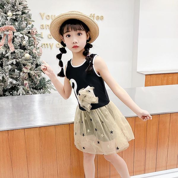 children one-piece skirt bathing suit the 2021 cartoon girl swimsuit of girls women's swimwear, White;black
children one-piece skirt bathing suit the 2021 cartoon girl swimsuit of girls women's swimwear, White;black