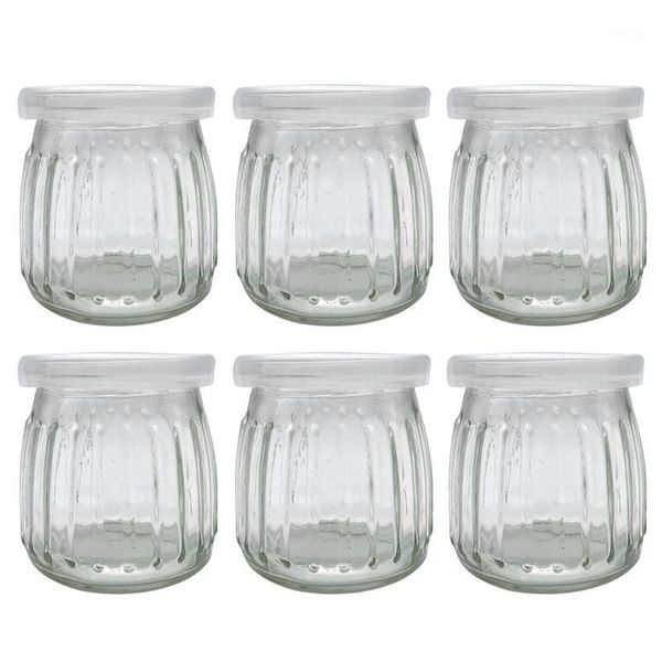 storage bottles & jars 6pcs yogurt cups kitchen transparent glass cup pudding milk for home bottle(150ml)
storage bottles & jars 6pcs yogurt cups kitchen transparent glass cup pudding milk for home bottle(150ml)