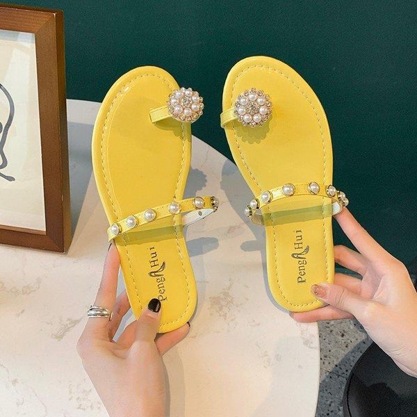 2021 summer net red pineapple pearl slippers women's toe outside wear beach holiday fairy flats flip flops rhinestone sandals, Black
2021 summer net red pineapple pearl slippers women's toe outside wear beach holiday fairy flats flip flops rhinestone sandals, Black