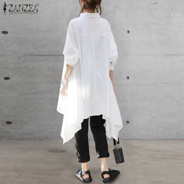 women's blouses & shirts blouses stylish asymmetrical spring casual long sleeve button blusas female lapel tunic plus siz rrov, White
women's blouses & shirts blouses stylish asymmetrical spring casual long sleeve button blusas female lapel tunic plus siz rrov, White