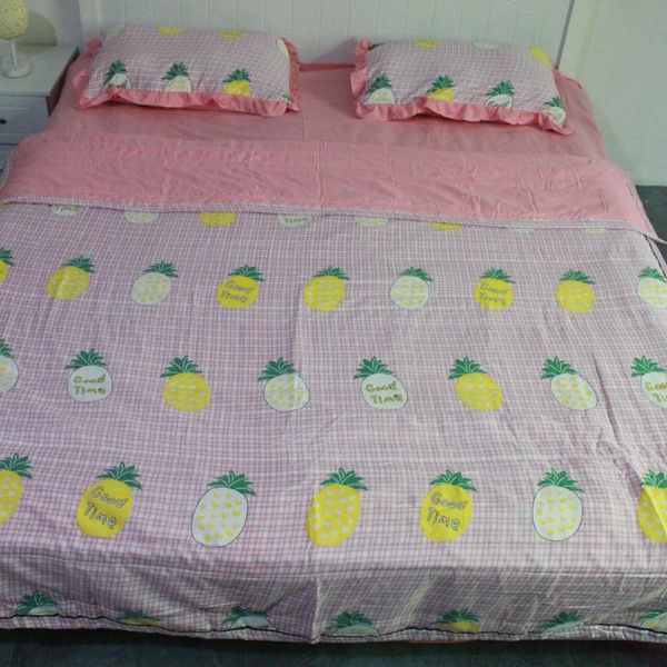 bedding sets summer washed cotton quilt air-conditioning comforter breathable blanket pineapple print bedspread home textiles pillow case
bedding sets summer washed cotton quilt air-conditioning comforter breathable blanket pineapple print bedspread home textiles pillow case