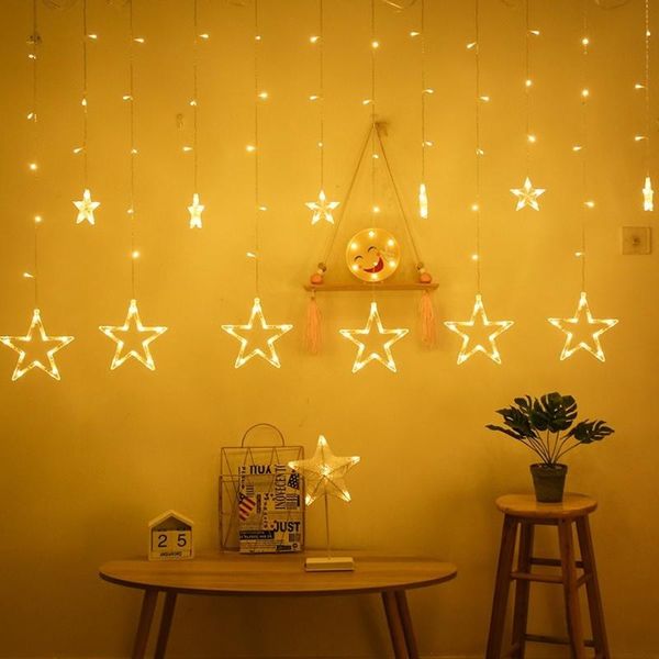 strings ramadan eid decorative lights star led string pentagram curtain christmas day wedding
strings ramadan eid decorative lights star led string pentagram curtain christmas day wedding