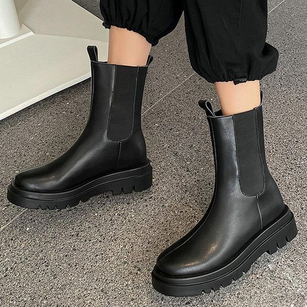 boots 2021 genuine leather women fashion elastic band thick velvet high heels pumps autumn winter casual motorcrcle shoes woman, Black
boots 2021 genuine leather women fashion elastic band thick velvet high heels pumps autumn winter casual motorcrcle shoes woman, Black