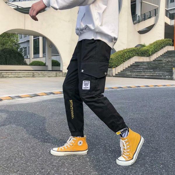 men's pants 2021 joggers mens casual man sweatpants streetwear trousers, Black
men's pants 2021 joggers mens casual man sweatpants streetwear trousers, Black
