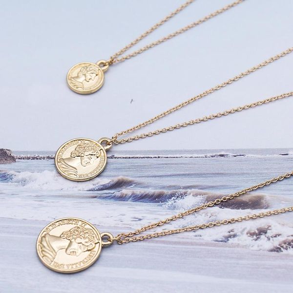 pendant necklaces women men handmade coin necklace vintage dainty disc round choker boho charms initial jewelry, Silver
pendant necklaces women men handmade coin necklace vintage dainty disc round choker boho charms initial jewelry, Silver