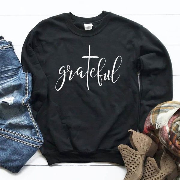 grateful christian sweatshirt women jesus faith hope love slogan clothing thankful blessed pullover casual girl jumper drop ship, Black
grateful christian sweatshirt women jesus faith hope love slogan clothing thankful blessed pullover casual girl jumper drop ship, Black