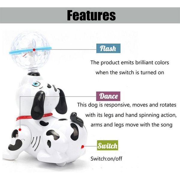 1pc electronic walking dancing toy dog smart pet robot dog children music light toy children christmas gift
1pc electronic walking dancing toy dog smart pet robot dog children music light toy children christmas gift