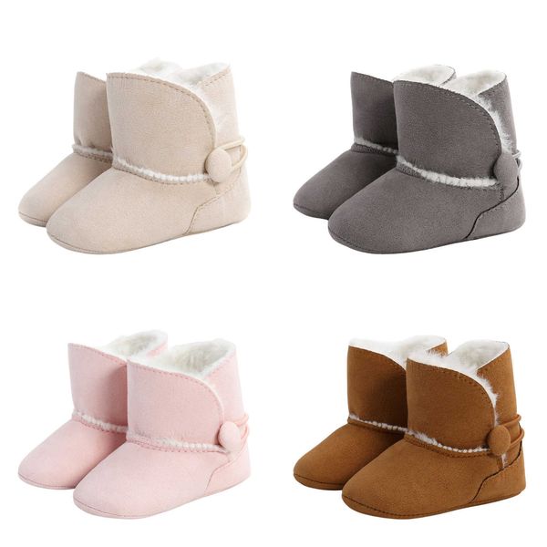 baby winter warm snow boot solid color fleece lining thick boot with nonslip rubber sole for toddler girls 0-18 months g1023, Black;grey
baby winter warm snow boot solid color fleece lining thick boot with nonslip rubber sole for toddler girls 0-18 months g1023, Black;grey