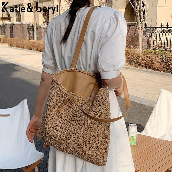 evening bags high capacity straw shoulder for women 2021 summer fashion brand travel beach lady handbags handel daily use totes
evening bags high capacity straw shoulder for women 2021 summer fashion brand travel beach lady handbags handel daily use totes
