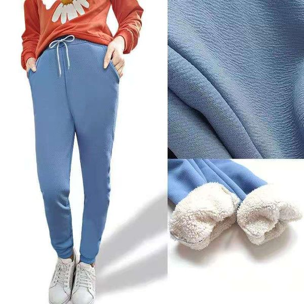 women's pants & capris 2021 women winter thick warm elastic waist velvet rousers ladies crop cashmere loose trousers homewear, Black;white
women's pants & capris 2021 women winter thick warm elastic waist velvet rousers ladies crop cashmere loose trousers homewear, Black;white