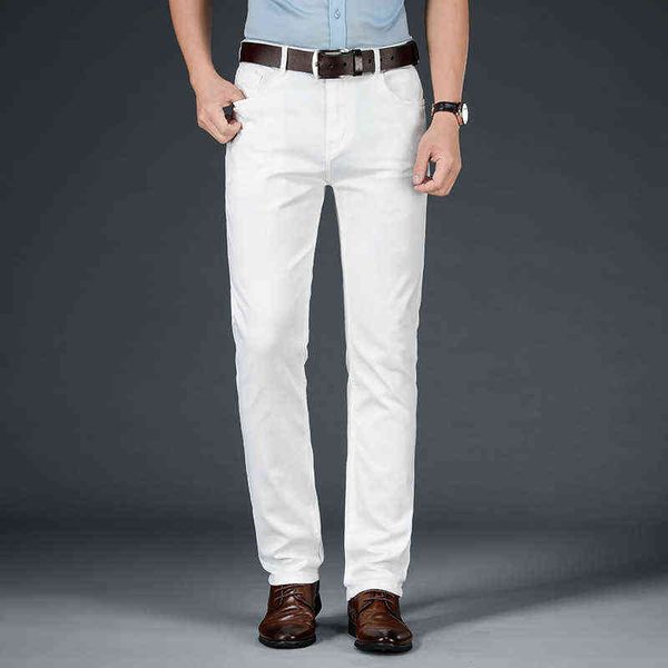 men's jeans 2021 autumn busins jeans loose straight barrel pure white denim men's elastic slim fit pants, Blue
men's jeans 2021 autumn busins jeans loose straight barrel pure white denim men's elastic slim fit pants, Blue