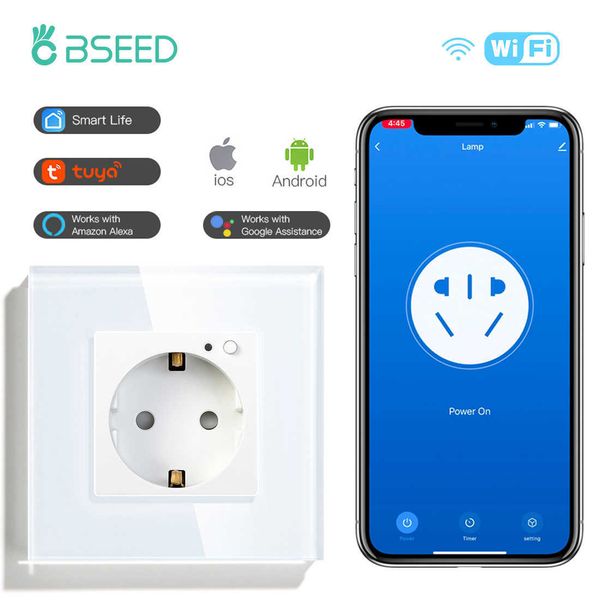 bseed wall wifi eu standard 86*86mm smart power s wifi socket white black golden colors google alexa app control
bseed wall wifi eu standard 86*86mm smart power s wifi socket white black golden colors google alexa app control