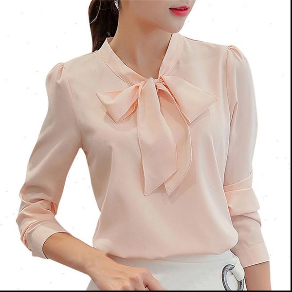 solid bow tied women blouses 2019 office manga larga elegant feminine blouses ladies blusa feminine camiseta mujer, White
solid bow tied women blouses 2019 office manga larga elegant feminine blouses ladies blusa feminine camiseta mujer, White