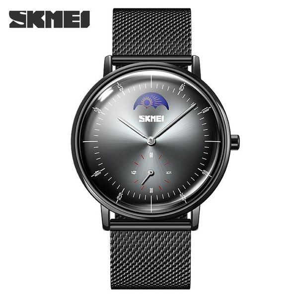 wristwatches skmei mesh belt quartz watch fashion men's watches luxury moon phase business men clock simple design, Slivery;brown
wristwatches skmei mesh belt quartz watch fashion men's watches luxury moon phase business men clock simple design, Slivery;brown