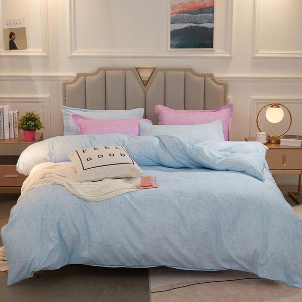 bedding sets hometextile double matching color light luxury simple four-piece dormitory quilt set bed linen printing three-piece
bedding sets hometextile double matching color light luxury simple four-piece dormitory quilt set bed linen printing three-piece