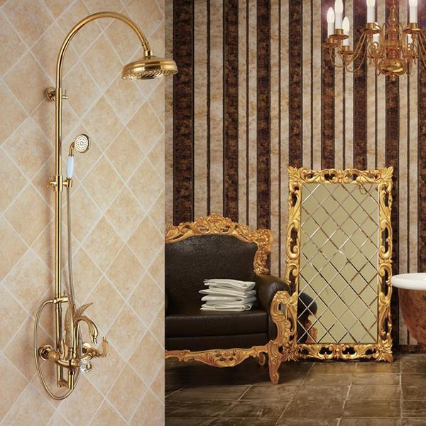 bathroom shower sets ql2001 all copper golden swan set, and cold water three function set unique desgin
bathroom shower sets ql2001 all copper golden swan set, and cold water three function set unique desgin