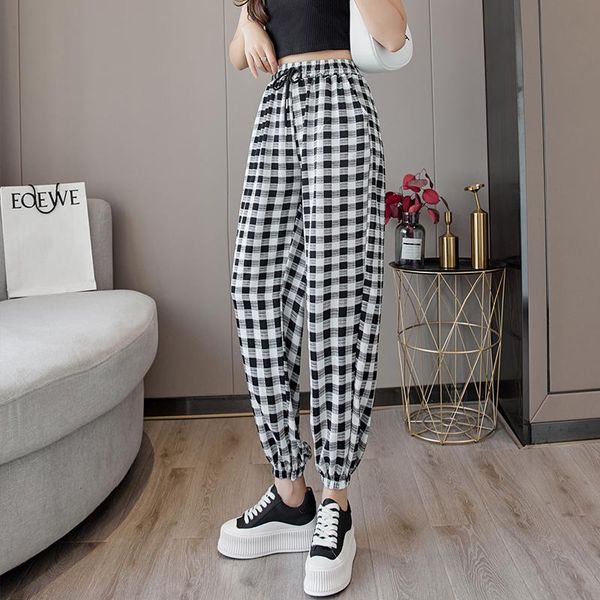 women's pants & capris ly varey lin summer women fashion elastic waist lace-up chiffon harem female high street plaid zebra print thin, Black;white
women's pants & capris ly varey lin summer women fashion elastic waist lace-up chiffon harem female high street plaid zebra print thin, Black;white