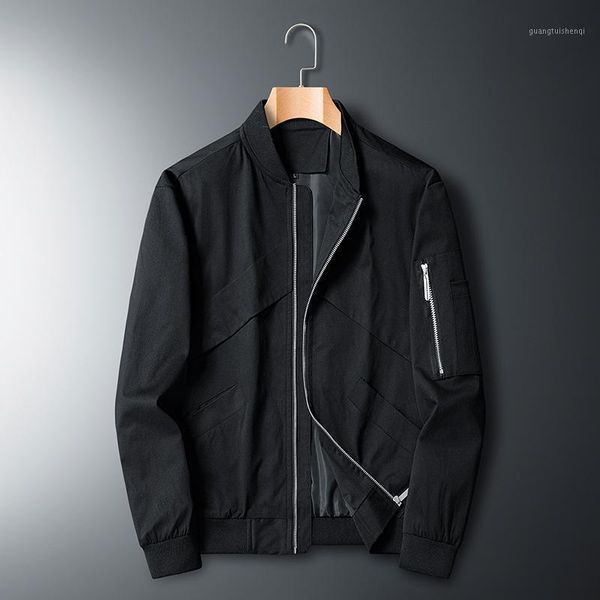 men's jackets 2021 plus size 8xl mens bomber spring autumn large casual baseball man zipper outerwear coats, Black;brown
men's jackets 2021 plus size 8xl mens bomber spring autumn large casual baseball man zipper outerwear coats, Black;brown