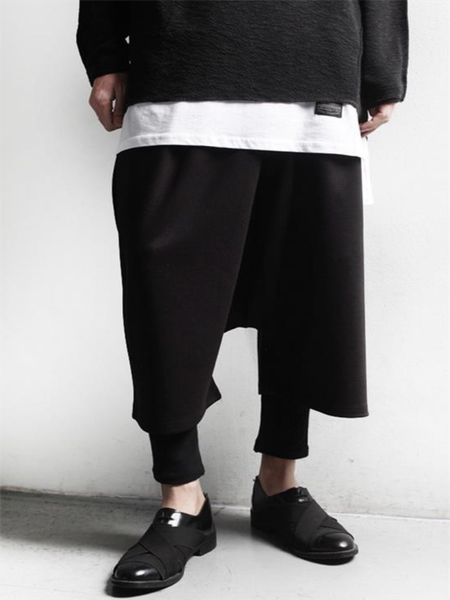 men's pants baggy low crotch spring/summer fashion trend hip hop street casual loose oversized cropped, Black
men's pants baggy low crotch spring/summer fashion trend hip hop street casual loose oversized cropped, Black
