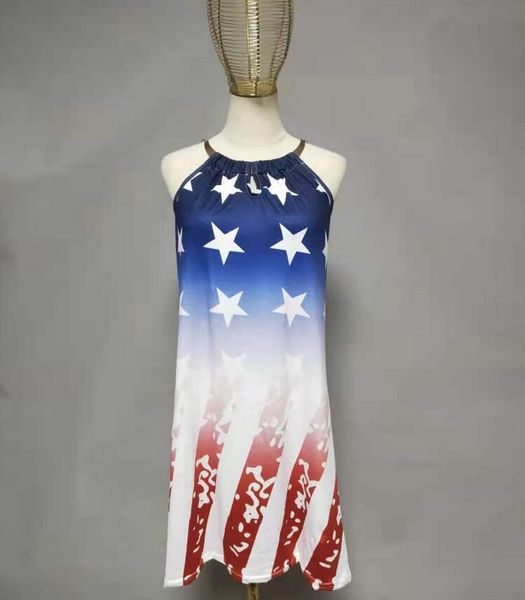 stars stripe metal halter dress beach skirts holiday skirt summer women casual dresses, Black;gray
stars stripe metal halter dress beach skirts holiday skirt summer women casual dresses, Black;gray