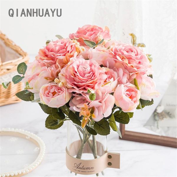 decorative flowers & wreaths 1 bouquet artificial peony hydrangea flower home wedding party birthday fake diy decoration accessories
decorative flowers & wreaths 1 bouquet artificial peony hydrangea flower home wedding party birthday fake diy decoration accessories